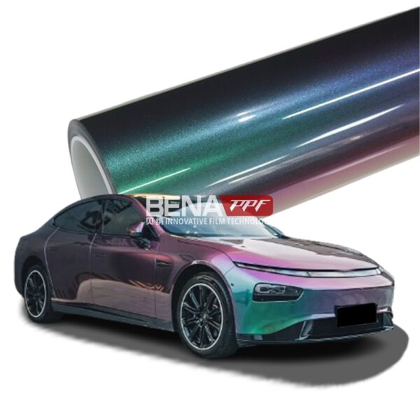 Glossy Grass Green Red （BS-001）Vinyl Wrap