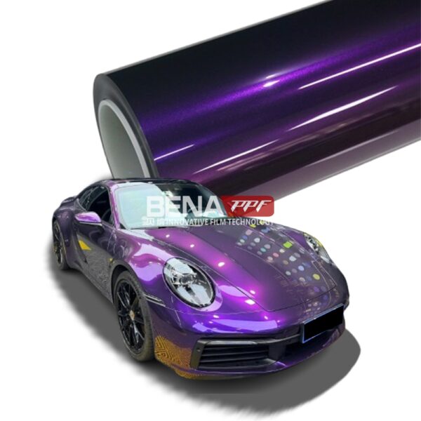 Bright black purple（BS-002）Vinyl Wrap