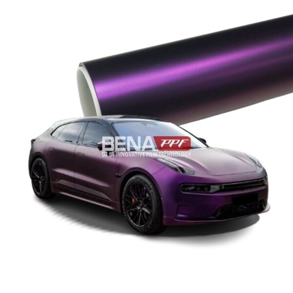 Satin Black Pinot Purple（DM-003 ）Vinyl Wrap